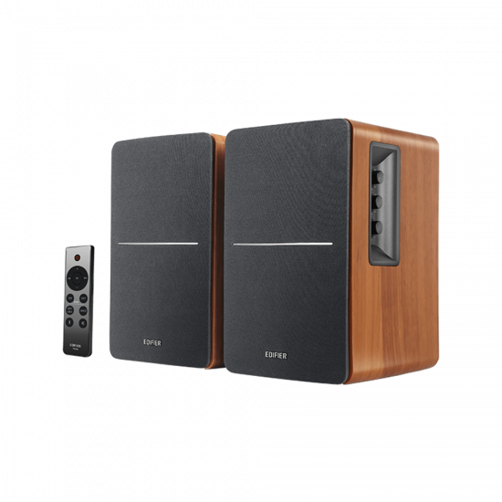 Loa Bookshelf Edifier R1280DBS Brown (42W, Bluetooth, RCA, Optical, Coaxial, Vỏ gỗ MDF)