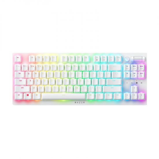 Bàn Phím Cơ Không Dây Razer DeathStalker V2 Pro Tenkeyless Low Profile White Edition Red Switch (RZ03-04373500-R3M1)