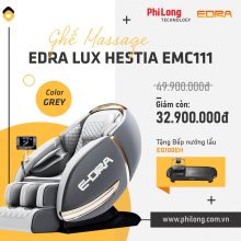 Ghế Massage EDRA LUX HESITA EMC111 - Màu Xanh Đen