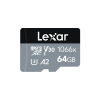 Thẻ nhớ MicroSDXC 64GB LEXAR 1066x SILVER Series 160MB/s (LMS1066064G-BNANG) UHS-I, U3, V30, A2