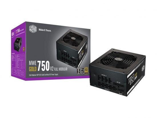 Bộ nguồn máy tính Cooler Master MWE GOLD 750 V2 750W 80 Plus Gold Full Modular