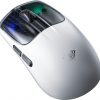 Chuột Gaming Không Dây AULA SC560 White (10.000 DPI, 3 chế độ kết nối, Trọng lượng 55g siêu nhẹ, LED RGB)