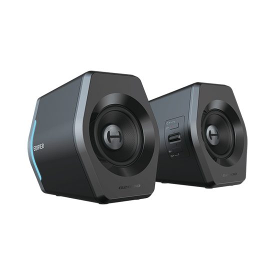 Loa Vi Tính 2.0 Bluetooth EDIFIER G2000 Black (16W, Bluetooth 5.1, AUX, USB, LED RGB)