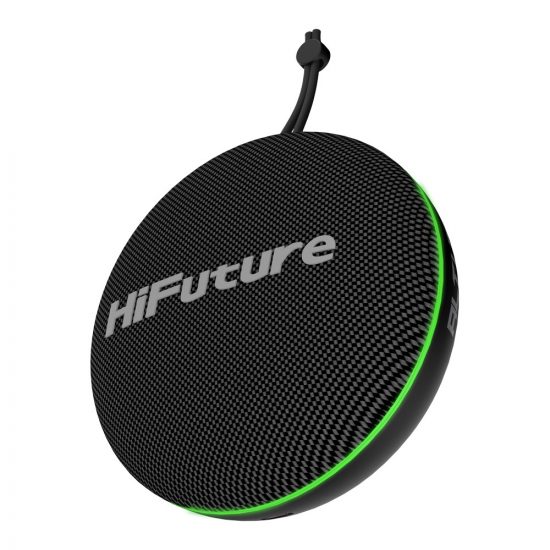 Loa di động HiFuture ALTUS Black (10W, Bluetooth 5.3, Pin 8 giờ, IPX5, LED viền)