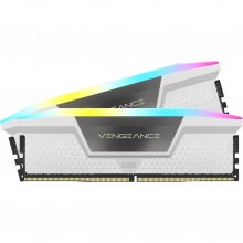 Ram Desktop DDR5 Corsair 32GB (2x16GB) 5200MHz VENGEANCE RGB White (CMH32GX5M2B5200C40W)