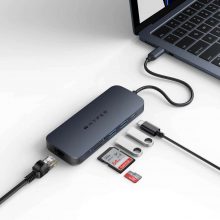 Đầu Chuyển HUB HYPERDRIVE NEXT 8IN1 PORT USB-C HD4004GL (4K 60Hz HDMI, USB-C 10Gbps, 2 x USB-A 10Gbps, SD, MicroSD, Gigabit Ethernet)