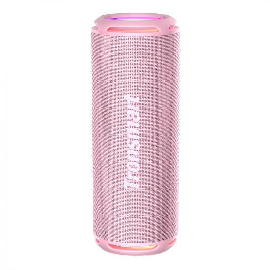 Loa Bluetooth Tronsmart T7 Lite Pink (24W, Bluetooth 5.3, MicroSD, Pin 24 giờ, Chống nước IPX7, LED Rainbow)