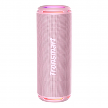 Loa Bluetooth Tronsmart T7 Lite Pink (24W, Bluetooth 5.3, MicroSD, Pin 24 giờ, Chống nước IPX7, LED Rainbow)