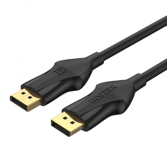 CÁP DISPLAYPORT 1.4 UNITEK C1624BK (2m, 8K, Cáp Tròn, Màu Đen)