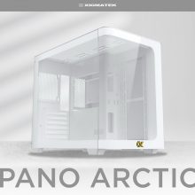 Vỏ case Xigmatek ALPHA PANO Arctic - EN43055 (E-ATX, 2 mặt cường lực, Chưa bao gồm fan, Max 10 fan, Rad 360)