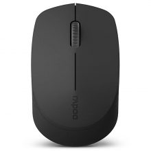 Chuột không dây Rapoo M100 Silent Màu đen (Bluetooth, 2.4GHz, 1600 DPI, Pin 1 x AA)