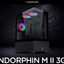 Vỏ case Xigmatek ENDORPHIN M II 3GF Black - EN43888 (m-ATX, Sẵn 3 fan RGB, Max 5 fan, Rad 240)