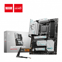 Mainboard MSI X670E GAMING PLUS WIFI (AM5, 4x DDR5, HDMI, Displayport, M.2 PCIe 5.0, WiFi 6E)