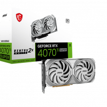 Card màn hình VGA MSI GeForce RTX 4070 Ti SUPER 16G VENTUS 2X WHITE OC GDDR6X