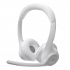 Tai nghe không dây On-ear Logitech ZONE 300 Off-White (981-001418) (Bluetooth 5.3, Mic xoay, Pin 20 giờ)