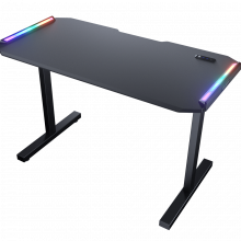 Bàn gaming nâng hạ COUGAR E-DEIMUS 120 RGB (1.2 x 0.6m, Nâng hạ điện, LED RGB 2 cạnh)