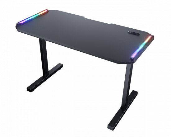 Bàn gaming nâng hạ COUGAR E-DEIMUS 120 RGB (1.2 x 0.6m, Nâng hạ điện, LED RGB 2 cạnh)