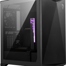 Vỏ case MSI MPG GUNGNIR 300P AIRFLOW Black (E-ATX, Sẵn 7 fan, Max 12 fan, RAD 360, Tích hợp giá đỡ dựng VGA)