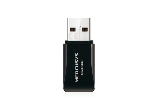 Bộ Chuyển Đổi USB WiFi Mercusys MW300UM Mini (N300, USB2.0)