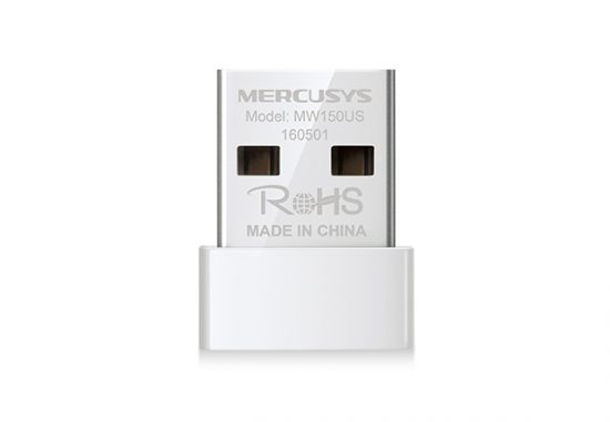 Bộ Chuyển Đổi USB WiFi Mercusys MW150US Nano (N150, USB2.0)