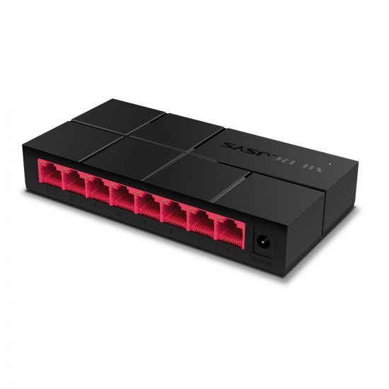 Switch 8 cổng Mercusys MS108G Gigabit, Vỏ nhựa