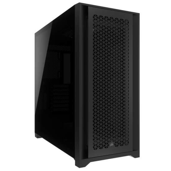 Vỏ case Corsair 5000D Airflow Core Mid-Tower Black (CC-9011261-WW) (E-ATX, Chưa bao gồm Fan, Max 12 Fan, RAD 360)