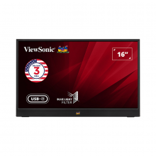 Màn Hình Di Động Viewsonic 16 inch VA1655 (FHD, IPS, 60Hz, 7ms, Mini HDMI, USB Type C)