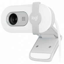 Webcam Logitech BRIO 100 Full HD 1080p, Màu Trắng Nhạt (Off-White) (960-001618)