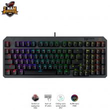 Bàn phím cơ Asus TUF Gaming K3 Gen II Optical Red Switch (97 phím, USB2.0, IP57, AURA Sync RGB)