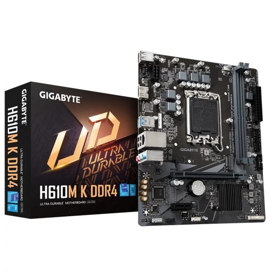 Mainboard GIGABYTE H610M K DDR4 (LGA 1700, 2x DDR4, HDMI, M.2 PCIe 3.0, m-ATX)