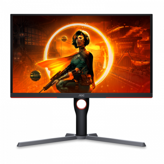 Màn Hình Gaming AOC 24.5inch 25G3Z (FullHD, IPS, 240Hz, 0.5ms, HDMI, DisplayPort, FreeSync)