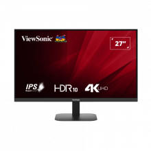 Màn Hình ViewSonic 27inch VA2708-4K-MHD (4K, UHD, IPS, 60Hz, 4ms, HDMI, DisplayPort, Loa Tích Hợp)