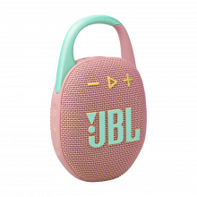 Loa di động JBL Clip 5 Pink (7W, Bluetooth 5.3, Pin 12 giờ, IP67, AURACAST)