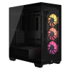 Vỏ case Corsair iCUE LINK 3500X RGB Mid-Tower TG Black (CC-9011280-WW) (E-ATX, Sẵn 3 Fan ARGB + HUB iCUE LINK, Max 10 Fan, Rad 360)