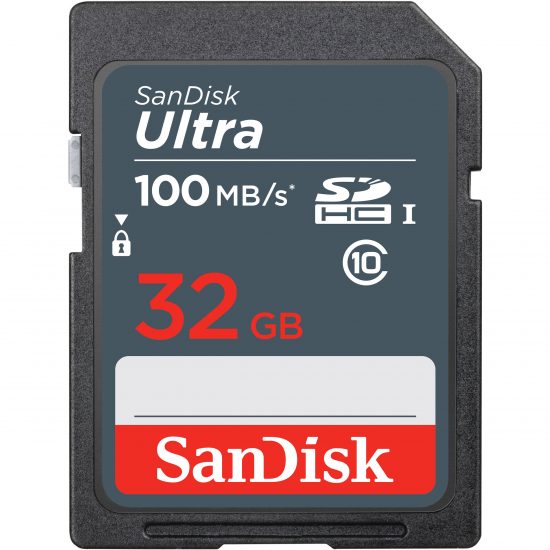 Thẻ nhớ SDHC 32GB SanDisk Ultra GN3 100MB/s, UHS-I, Class10 (SDSDUNR-032G-GN3IN)