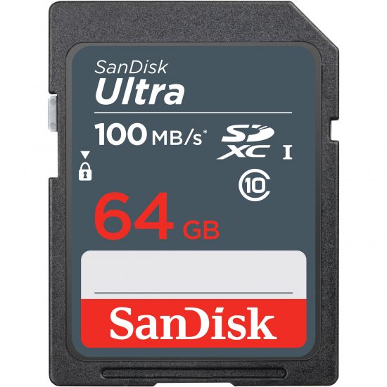 Thẻ nhớ SDHC 64GB SanDisk Ultra GN3 100MB/s, UHS-I, Class10 (SDSDUNR-064G-GN3IN)