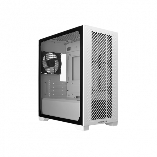 Vỏ Case CoolerMaster Elite 301 Lite White (Mini Tower, m-ATX, Sẵn 1 fan sau, Max 6 fan, Rad 280)