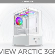 Vỏ case Xigmatek VIEW 3GF Arctic - EN44694 (m-ATX, Sẵn 3 fan RGB, Max 5 fan)