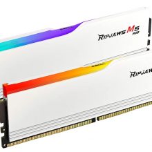 Ram Desktop DDR5 32GB (2x16GB) 5600MHz G.Skill Ripjaws M5 RGB White (F5-5600J4645A16GX2-RM5RW)