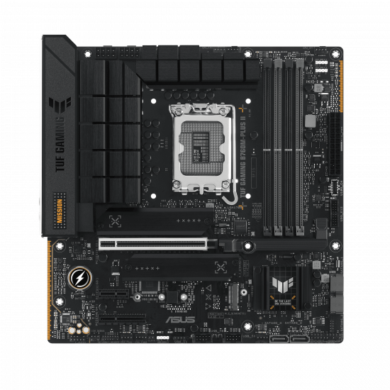 Mainboard ASUS TUF GAMING B760M-PLUS II (LGA 1700, 4x DDR5, HDMI, Displayport, M.2 PCIe 4.0)