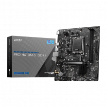 Mainboard MSI PRO H610M-S DDR4 (LGA 1700, 2x DDR4, HDMI, M.2 PCIe 3.0)