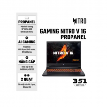 Laptop Gaming Acer Nitro V 16 ProPanel ANV16-41-R6ZY (AMD Ryzen 5 8645HS, Ram 16GB DDR5, SSD 512GB, NVIDIA GeForce RTX 3050, Màn Hình 16inch FullHD, Windows 11)