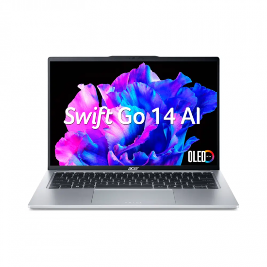 Laptop Acer Swift Go 14 AI OLED SFG14-73-57FZ ( Intel Core Ultra 5 125H, RAM 16GB, SSD 512GB, Intel Arc Graphics, Màn Hình 14 inch 2.8K OLED, Windows 11, Màu Bạc)