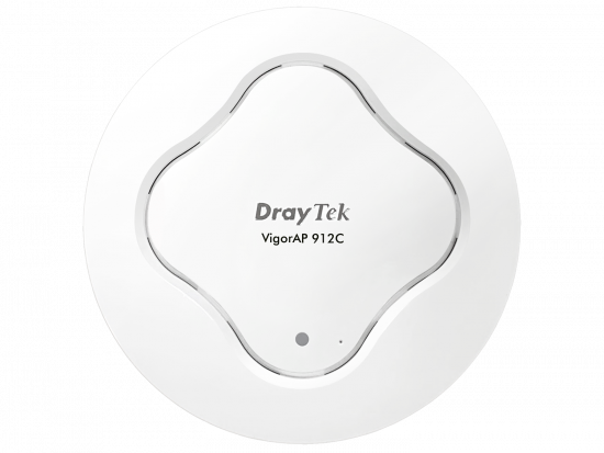 Bộ Phát Wifi Draytek VigorAP 912C (AC1200, 2 băng tần, 2 anten ngầm, Mesh, Ốp trần)