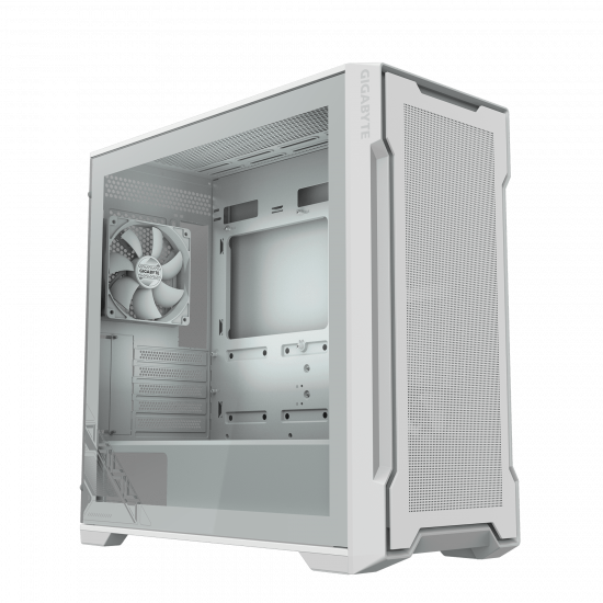 Vỏ case GIGABYTE C102G Glass ICE (GB-C102GI) (m-ATX, Sẵn 2 fan 120, Max 9 fan, Rad 360)