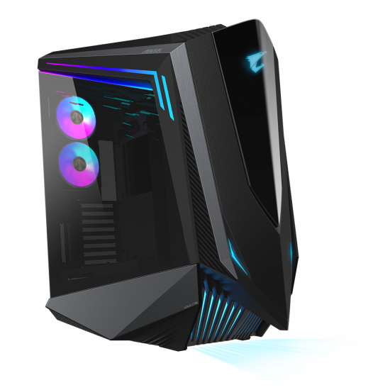 Vỏ case GIGABYTE AORUS C700 Glass Black (GB-AC700G) (E-ATX, Sẵn 5 fan 120, Max 8 fan, Rad 420, USB-C, HDMI)