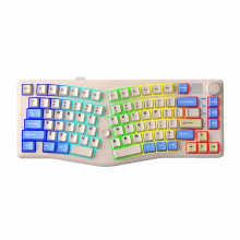 Bàn Phím Cơ Không Dây LEOBOG Alice A75 Xanh Dương + Be Rambo Switch (3 mode, PBT Keycap, Top mount, Hotswap)