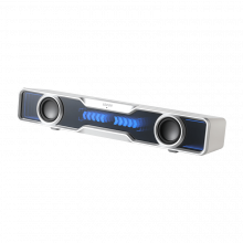 Loa Thanh 2.0 Bluetooth Edifier QS30 White (5W, Bluetooth 5.4, USB-A, Tích hợp Mic, LED RGB)