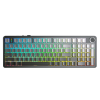Bàn Phím Cơ Không Dây AULA F99 PRO Xám - Đen Gradient Nimbus V3 Switch (99 phím, Núm xoay, 3 mode, Gasket mount, Hotswap)