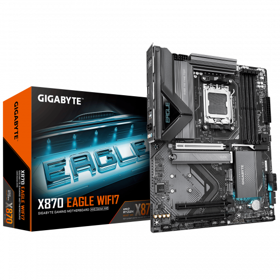 Mainboard Gigabyte X870 EAGLE WIFI7 (AM5, 4x DDR5, HDMI, USB4, M.2 PCIe 5.0, ATX)